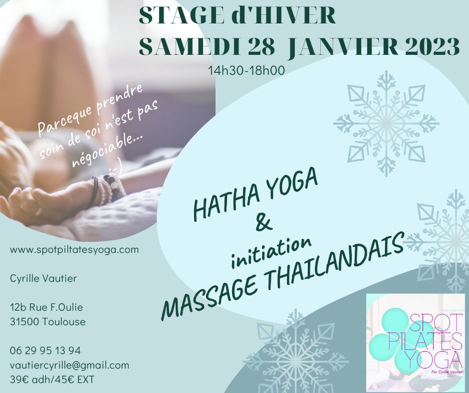 Stage d’hiver – Samedi 28 janvier 2023